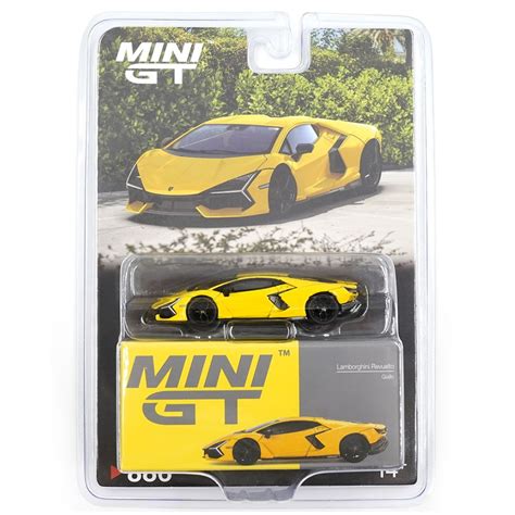 Mini GT #886 BL: Lamborghini Revuelto Giallo – Krazy Caterpillar