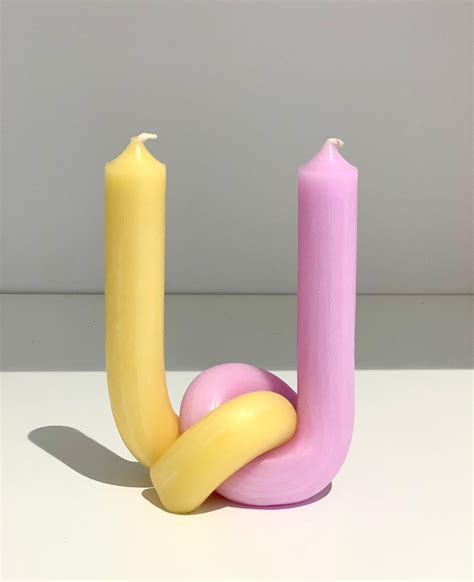 bending candles in hot water