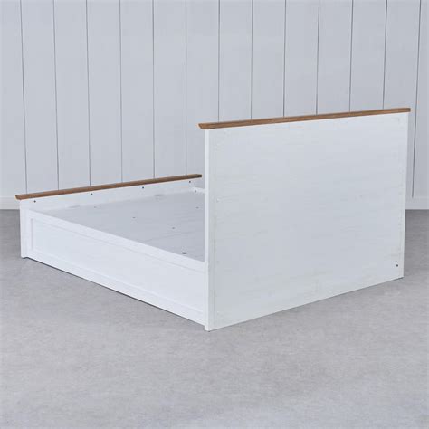 Buy Santorini Pearl King Bed with Hydraulic Storage - White from Home ...