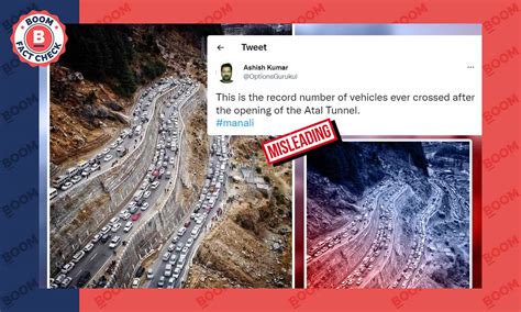 Old Image Of Traffic Jam On Leh-Manali Highway Shared As Recent | BOOM