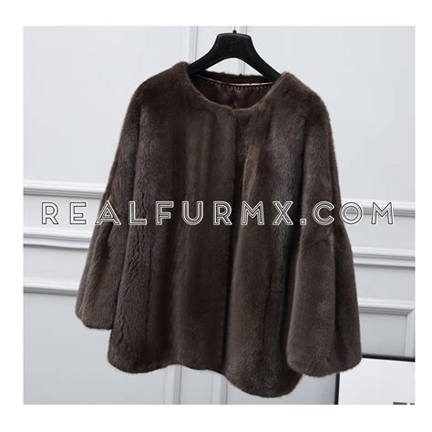 Luxury Real Mink Fur Coat