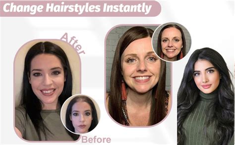 Miss Lirenn® 4 Clip (4 x 4 inch Silk Base) Light Weight, Middle ...