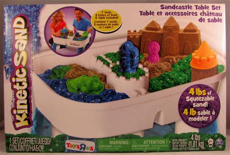 NEW!!! Kinetic Sand Activity Table- Indoor Sandbox for Kids + 4lbs of ...