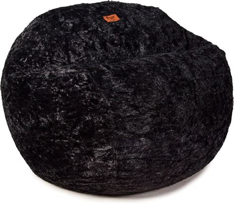 CordaRoy's Faux Fur Bean Bag Chair, Convertible Chair Folds from Bean ...