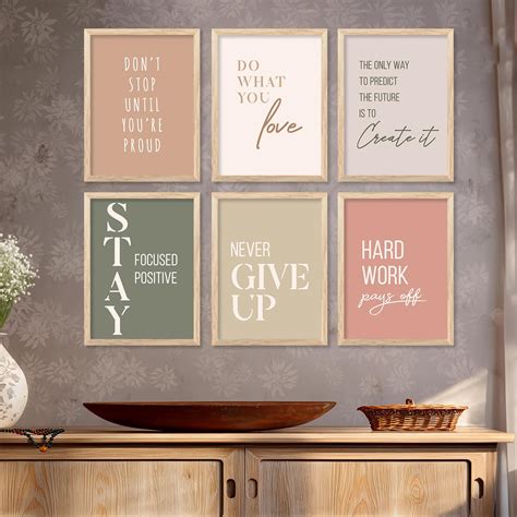 kotart Motivational Quotes Wall Paintings With Rectangular Frame ...