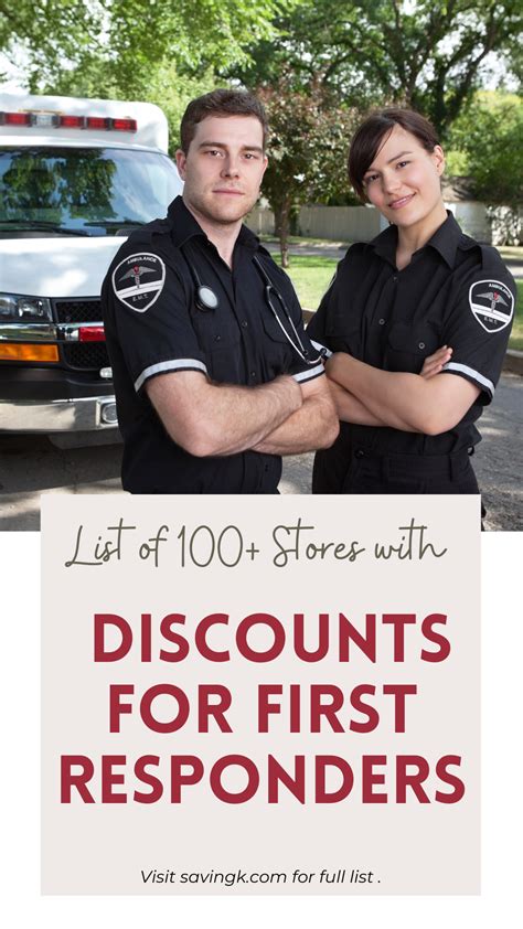 133 Stores with Discounts For First Responders 2026 - SavingK