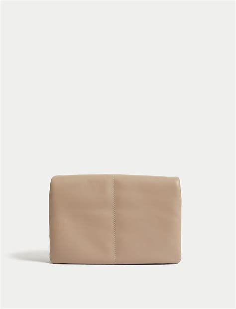 Buy Faux Leather Cross Body Messenger Bag at Marks & Spencer