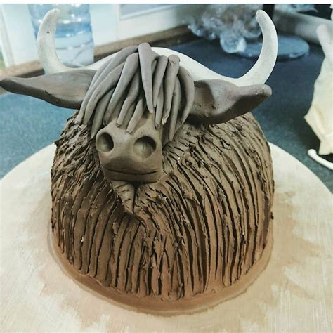 Highland Cow Workshop, Ramsbottom Pottery Workshops, Burnley, 19 ...