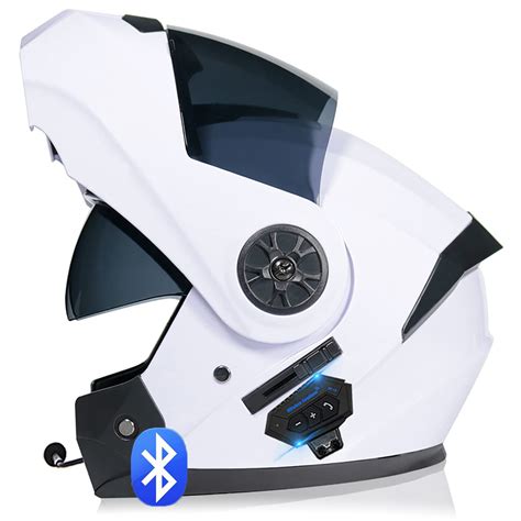 Buy Bluetooth Integrated Helmet Modular Flip Up Motorcycle Helmet ...