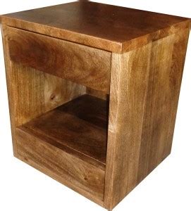 Aadhar Modern Solid Wood Bedside Table Price in India - Buy Aadhar ...