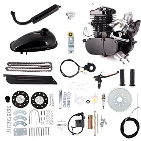 Kinbelle 80cc 2 Stroke Engine Motor Kit Motorized Bicycle Bike Fuel Gas ...
