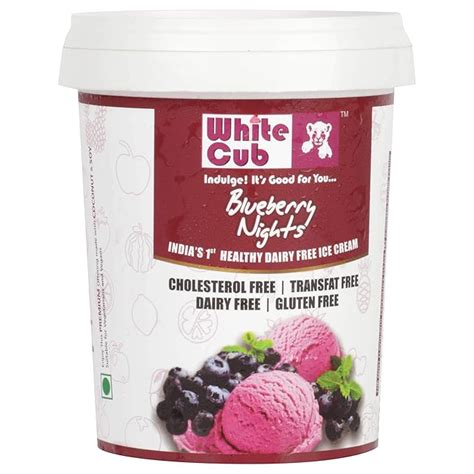 White Cub Ice Cream - Blueberry Night, 500ml : Amazon.in: Grocery ...