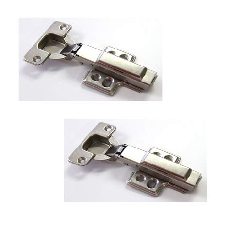 Link HNIO_Pk-2 Iron Auto Concealed Normal Cabinet Hinges (Silver, Pack ...