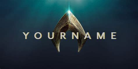 Movie Style Fonts - Aquaman
