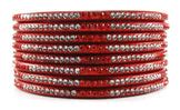 Sukriti Rajasthani Ethnic Red Lac Bangles for Women - Set of 8 ...