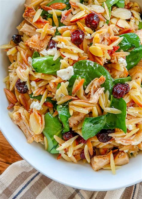 Finest EVER Spinach Orzo Salad - DeegitalRays