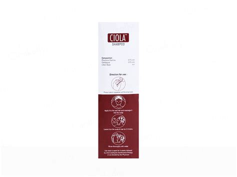 Buy Ciola Anti-Dandruff Shampoo Online | Clinikally