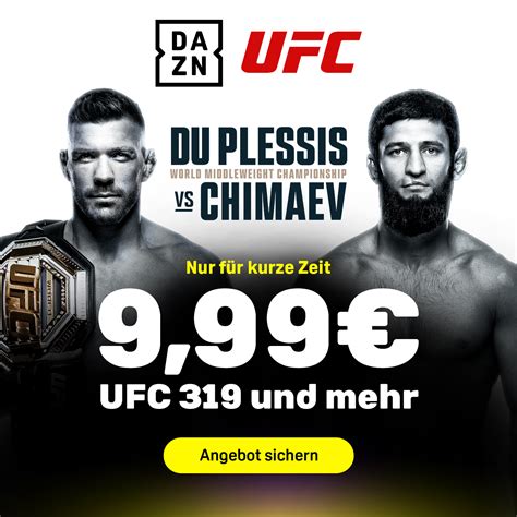 UFC 319 heute live im TV und LIVE-STREAM: Alles zur Übertragung | DAZN ...