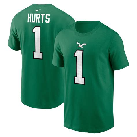 Youth Nike Jalen Hurts Kelly Green Philadelphia Eagles Player Name ...
