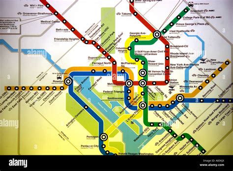 Dc Metro Map Rail System