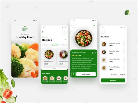 Food Mobile App iOS & Android Ui Kit Template - UpLabs