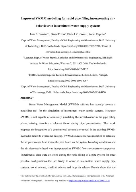 Image result for SWMM Modeling