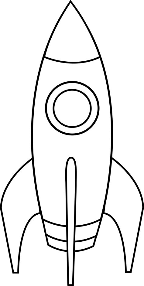 Printable Rocket Coloring Pages