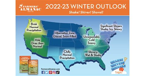 Are you ready to Shake, Shiver, and Shovel? Farmers' Almanac Releases ...