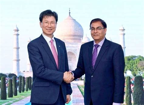 Ambassador Amit Kumar met Mr. Kang Tae Young, CEO & President, Nong ...