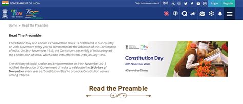 Ek Bharat Shreshtha Bharat Preamble reading :: Consulate General of ...