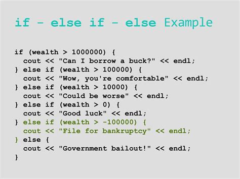 Image result for If Else Code Reference