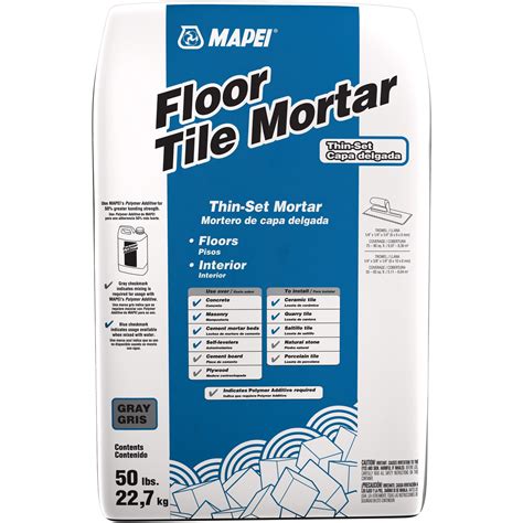 Ceramic Tile Floor Fast Setting Mortar Treatment