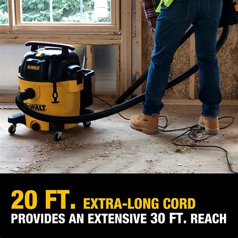 DEWALT 12 Gallon STEALTHSONIC Poly Wet/Dry Vacuum, DXV12P-QTA Newest ...