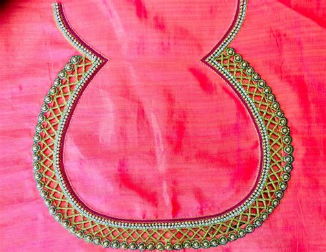 Patch work blouse with tracing paper