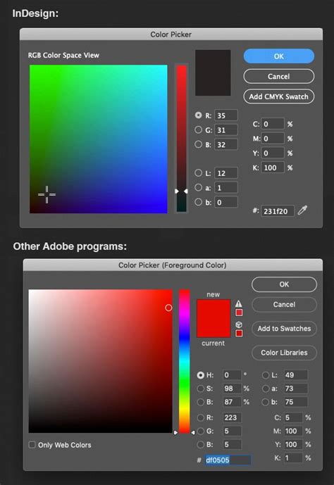 Image result for InDesign Color Picker