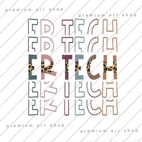 ER Tech PNG, Emergency Room Technicians Sublimation Design Download, Nurse, Nursing - Etsy