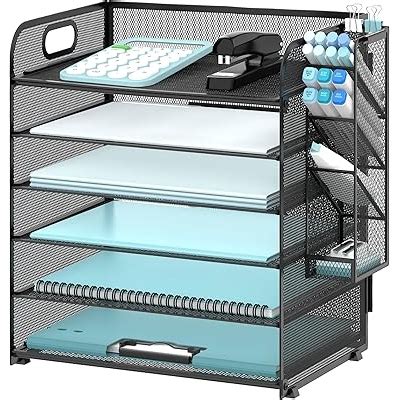 SUPEASY 6 Tier Desk Organizer with 4 Pen Holders, India | Ubuy