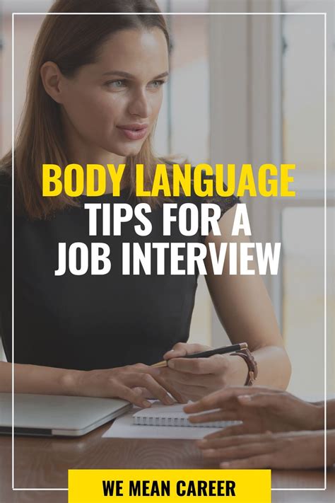 Image result for Interview Body Language Tips