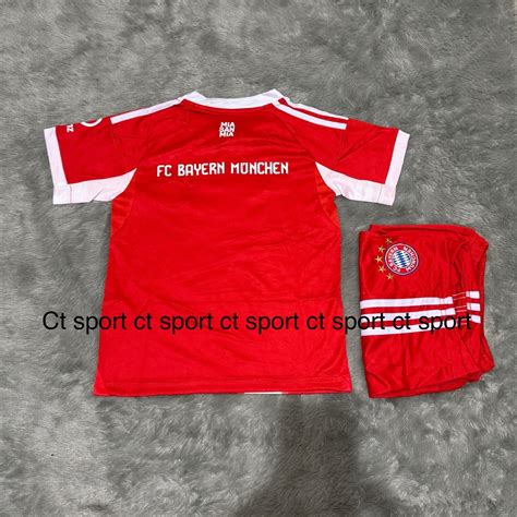 MERAH MUNCH£N home 2025/2026 premium children's football shirt latest ...