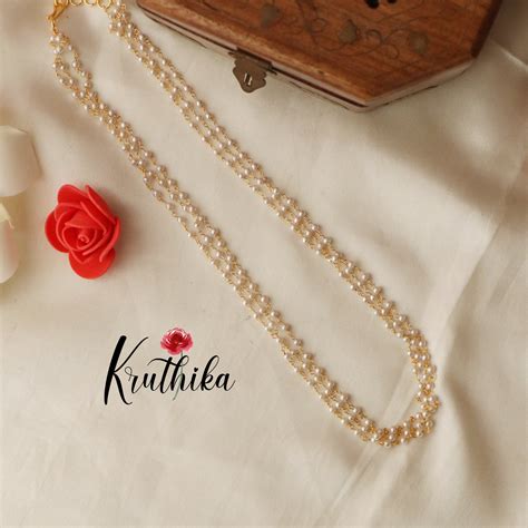 Simple perls maala LH697 – Kruthika Jewellery