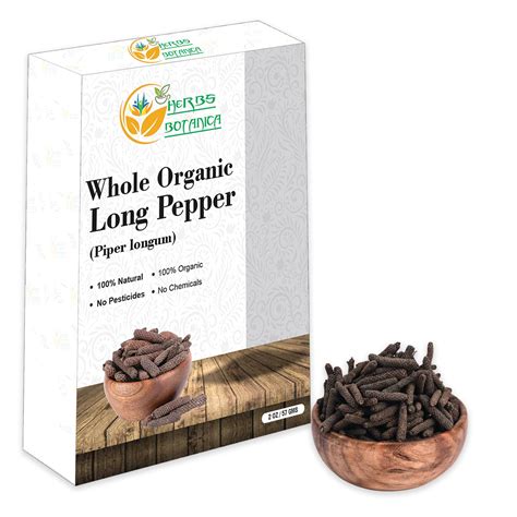 Buy s Botanica Long Pepper Whole – Premium Indian Long Peppercorns ...