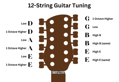 Image result for 12 String Guitar Tuning