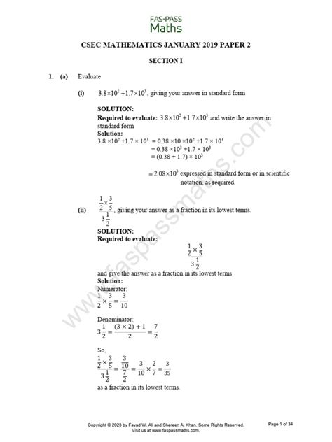 Image result for Math Paper for CSEC