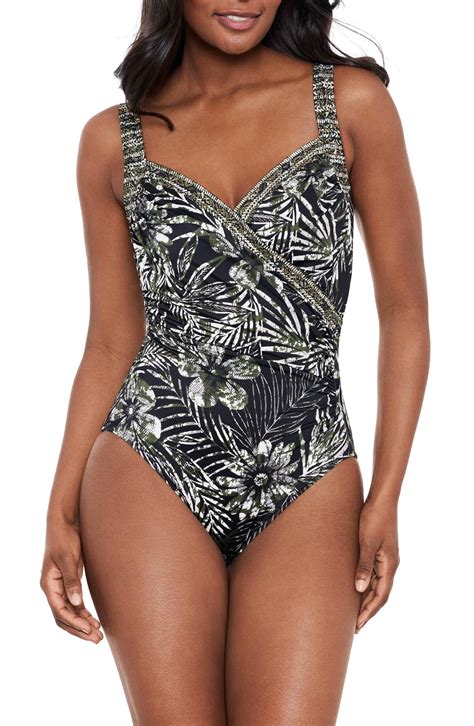 Miraclesuit® Miraclesuit Zahara Sanibel Underwire One-piece Swimsuit ...