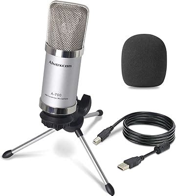 Uhuru UM-SF777 USB Condenser Gaming Microphone, Computer Mic Kit for ...