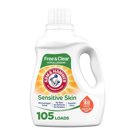 Arm & Hammer Sensitive Liquid Laundry Detergent - Free & Clear (Pack of ...
