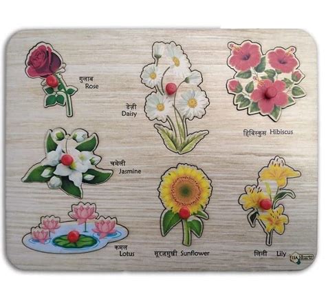 MIMY Wooden Fruits Puzzle Game for Children | Colorful Educational ...