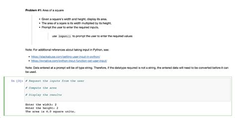 Image result for Python Code to Calculate Area of Square