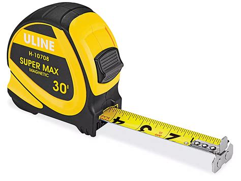 Uline Magnetic Super Max Tape Measure - 1 1/16" x 30' H-10708 - ULINE