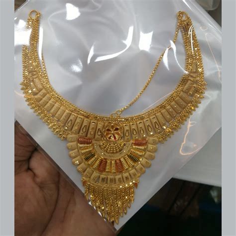Pari Art Jewellery Forming Gold Necklace Set – JewelEMarket